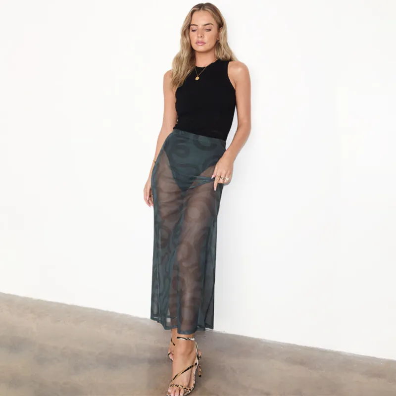 Snake Mesh Skirt sold by Never Fully Dressed