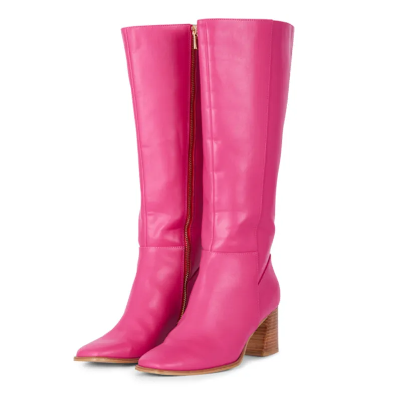 Magenta Knee High Boot sold by Never Fully Dressed