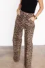 Leopard Lucia Scallop Detail Jeans Petite sold by Never Fully Dressed