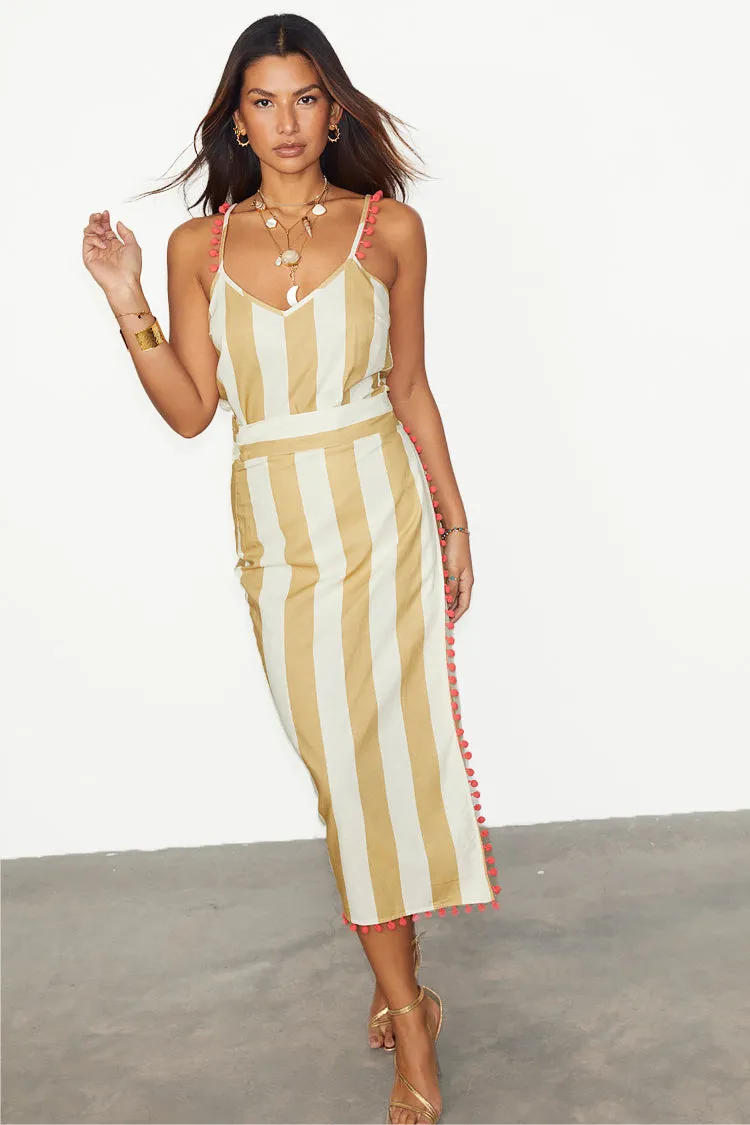 Camel Stripe Cami Top sold by Never Fully Dressed product image thumbnail 3