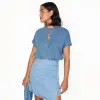 Washed Blue NFD T-Shirt sold by Never Fully Dressed