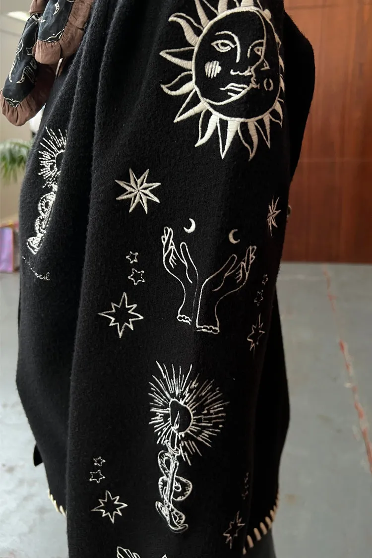 Black Tarot Cardigan sold by Never Fully Dressed product image thumbnail 5