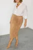 Suede Jaspre Skirt sold by Never Fully Dressed