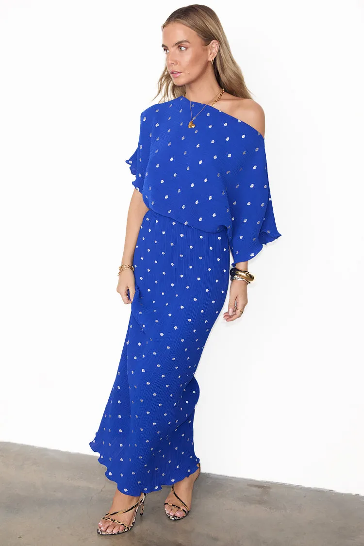 Blue Tilly Plisse Dress sold by Never Fully Dressed product image thumbnail 2