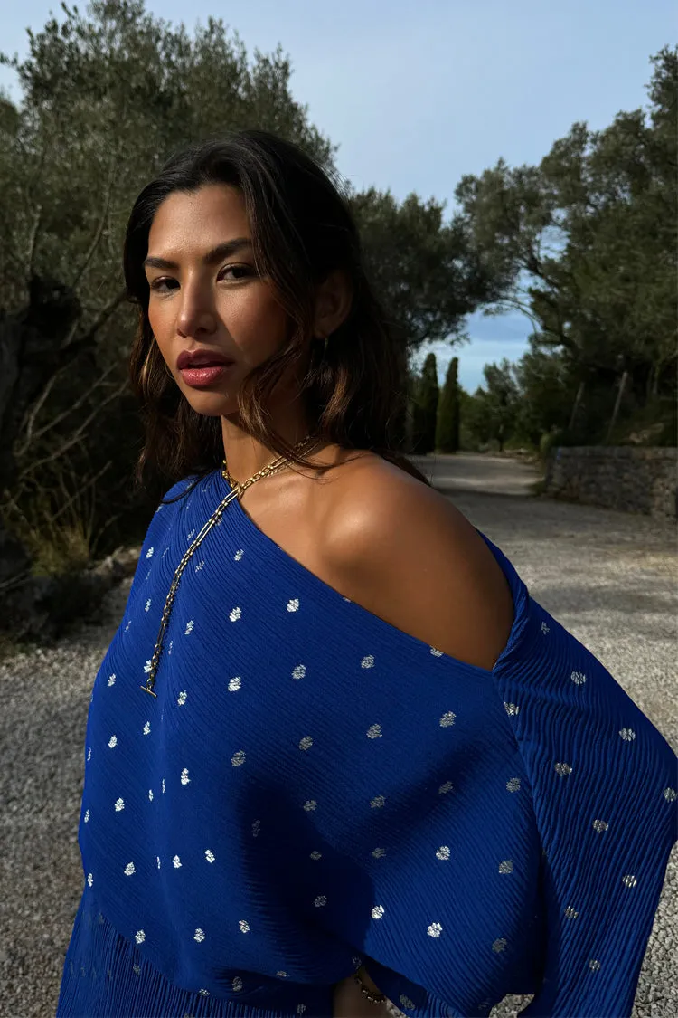 Blue Tilly Plisse Dress sold by Never Fully Dressed product image thumbnail 5