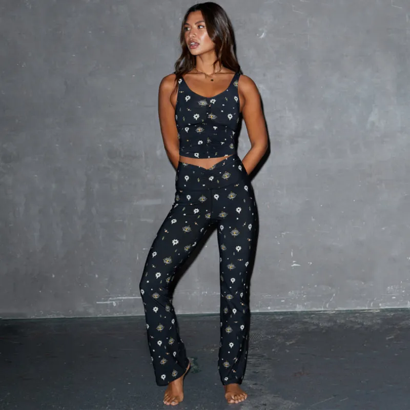 Black Mystical Gym Legging sold by Never Fully Dressed