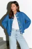 Denim Astrid Bomber sold by Never Fully Dressed