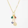 Gold Plated Balearic Sun Cluster Necklace sold by Never Fully Dressed