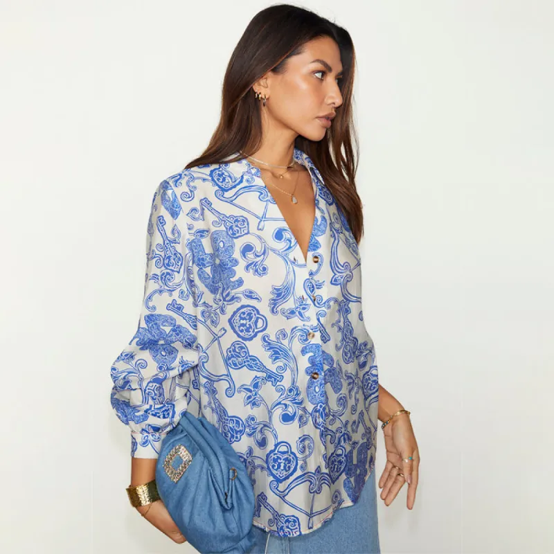 White Love Lock Miley Shirt sold by Never Fully Dressed