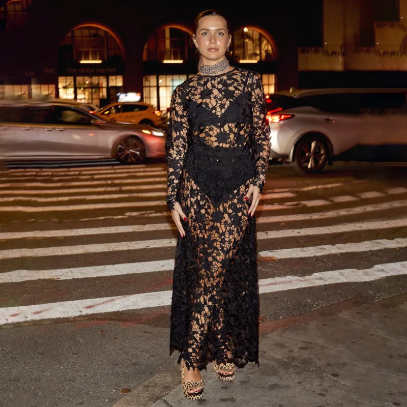 Black Lace Top sold by Never Fully Dressed