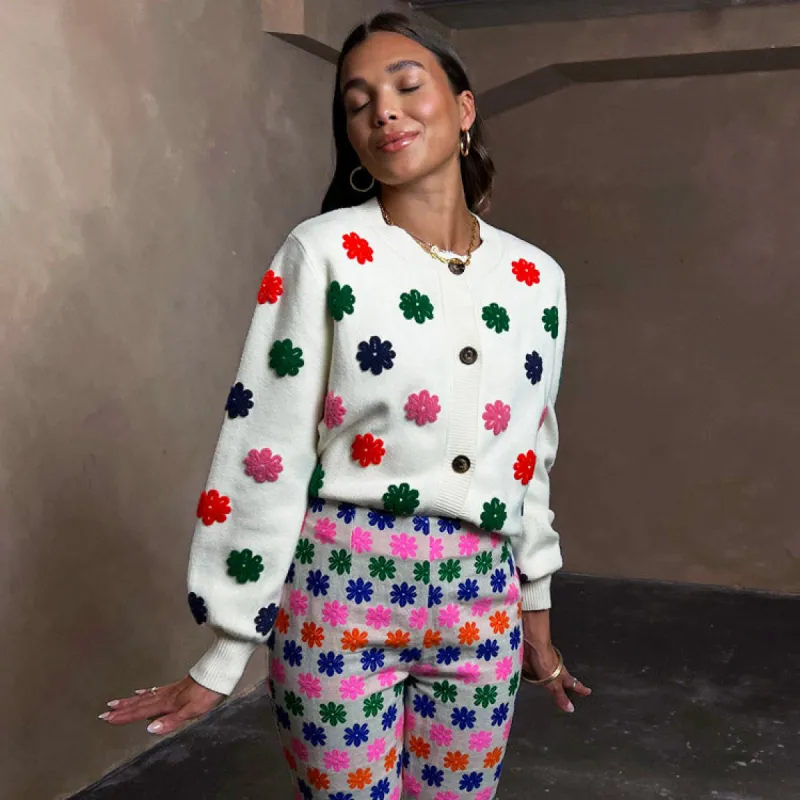 Multi Flower Cardi sold by Never Fully Dressed