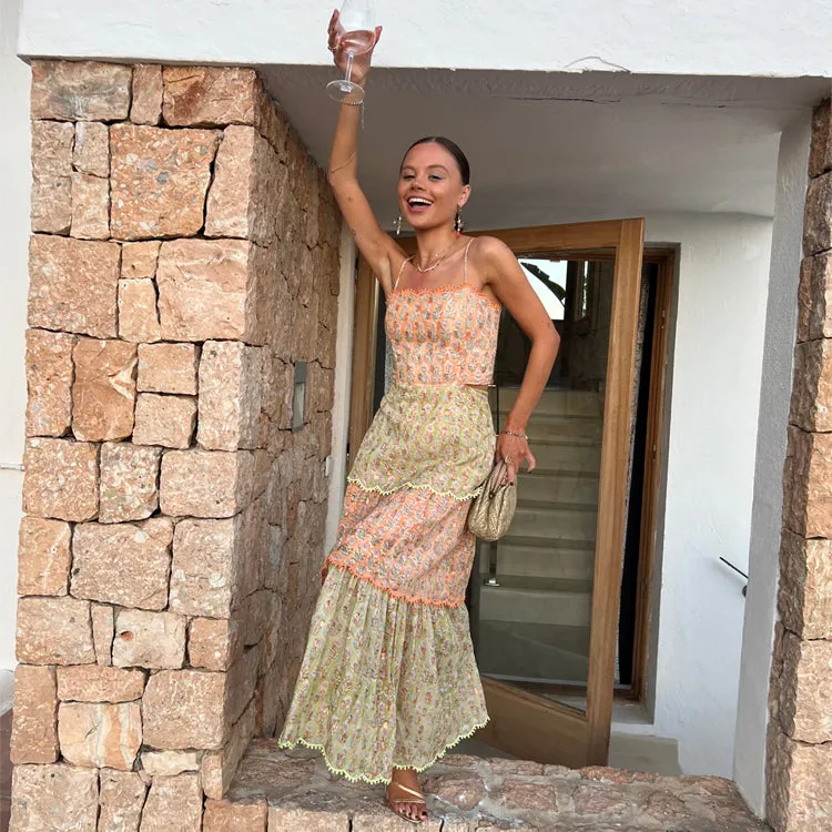 Pink And Green Peony Dress sold by Never Fully Dressed