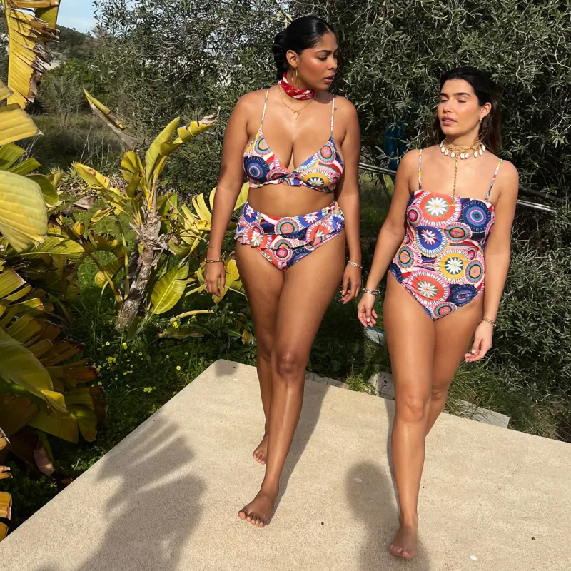 Crochet Print Dotty Bikini Bottom sold by Never Fully Dressed