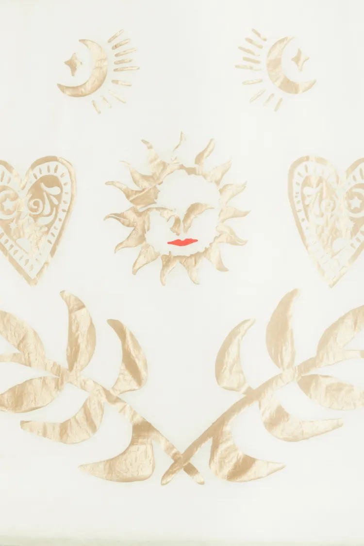 Gold Romance Bandana sold by Never Fully Dressed product image thumbnail 5