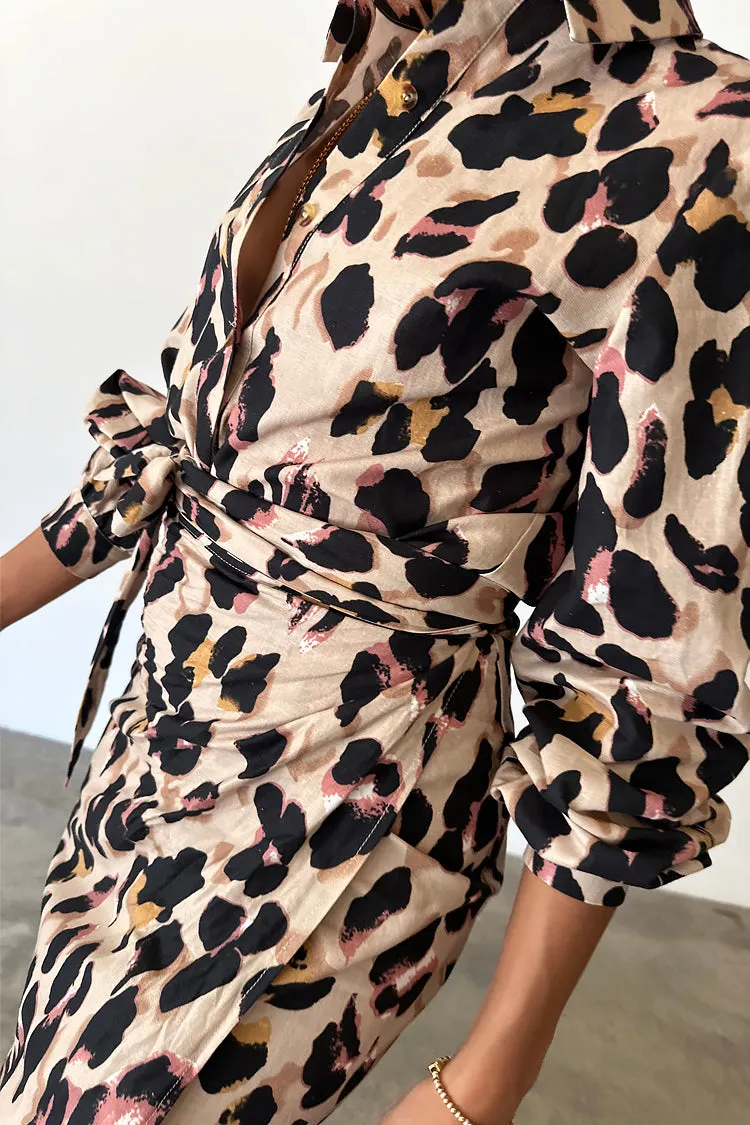 Cotton Linen Leopard Maxi Jaspre Skirt sold by Never Fully Dressed product image thumbnail 4