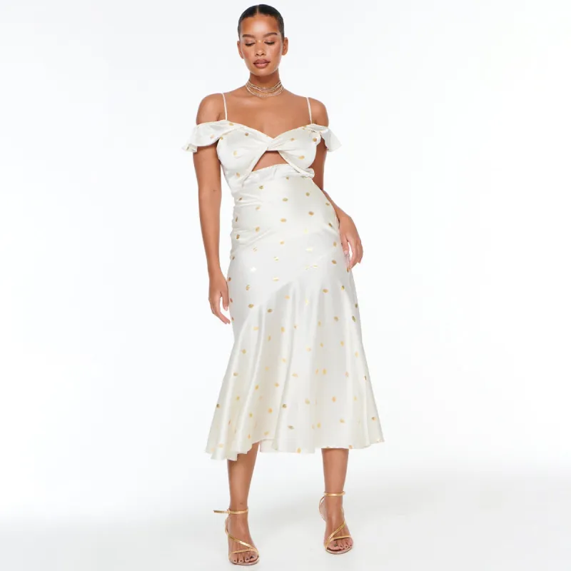 Ivory Twist Top sold by Never Fully Dressed