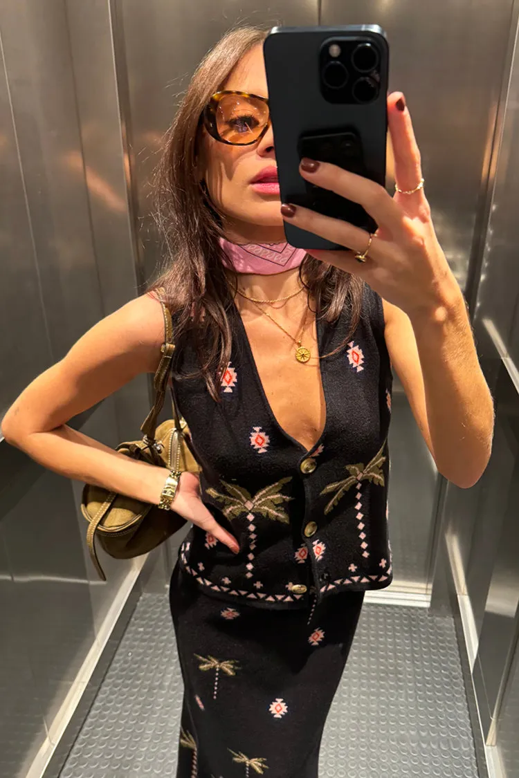 Midnight Havana Waistcoat sold by Never Fully Dressed product image thumbnail 3