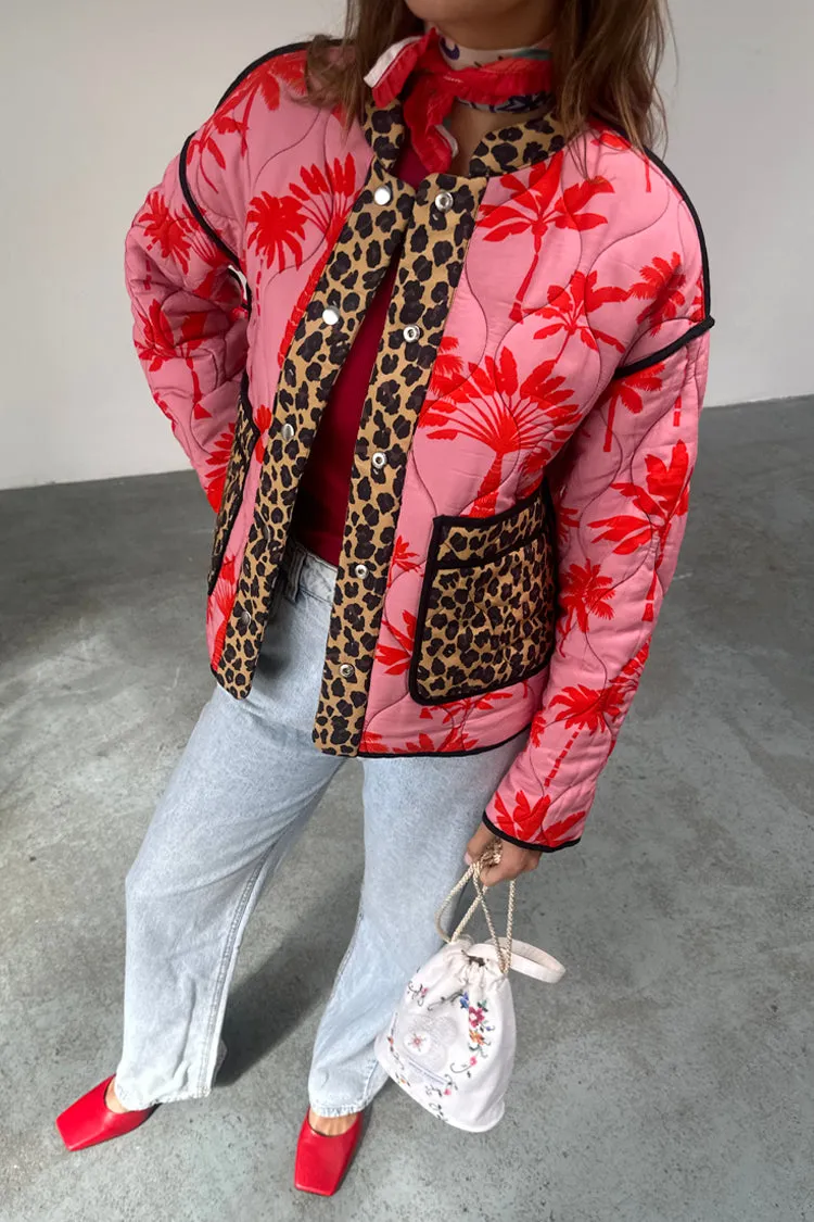 Midnight Havana Quilted Jacket sold by Never Fully Dressed product image thumbnail 3