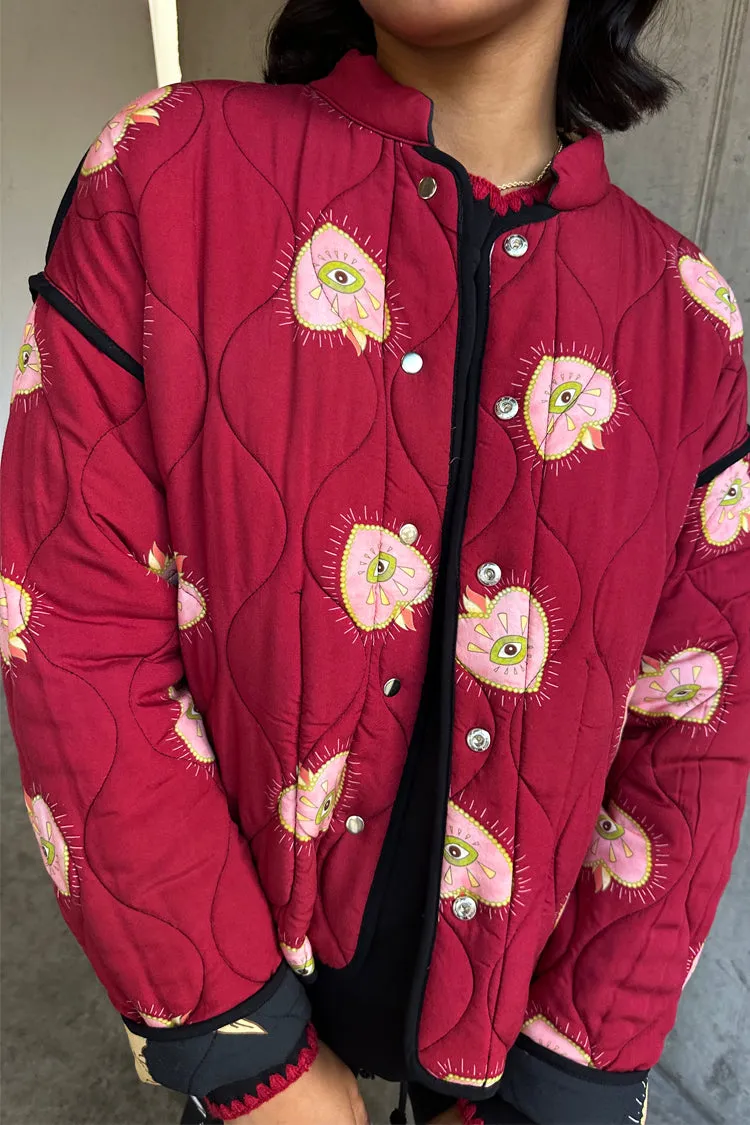 Reversible Mystical Quilted Jacket sold by Never Fully Dressed product image thumbnail 3