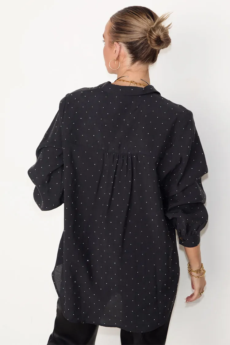 Black Stud Miley Shirt sold by Never Fully Dressed product image thumbnail 4