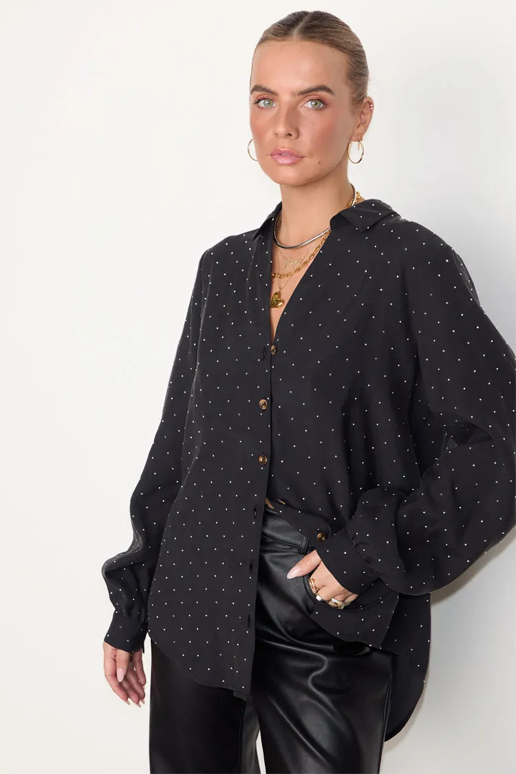 Black Stud Miley Shirt sold by Never Fully Dressed product image thumbnail 5