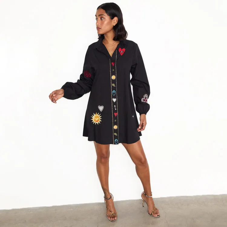 Black Sundazed Romance Austin Dress sold by Never Fully Dressed