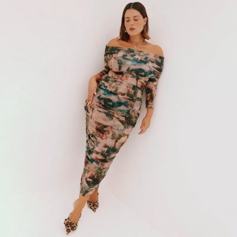 Romantic Diaz Mesh Dress sold by Never Fully Dressed