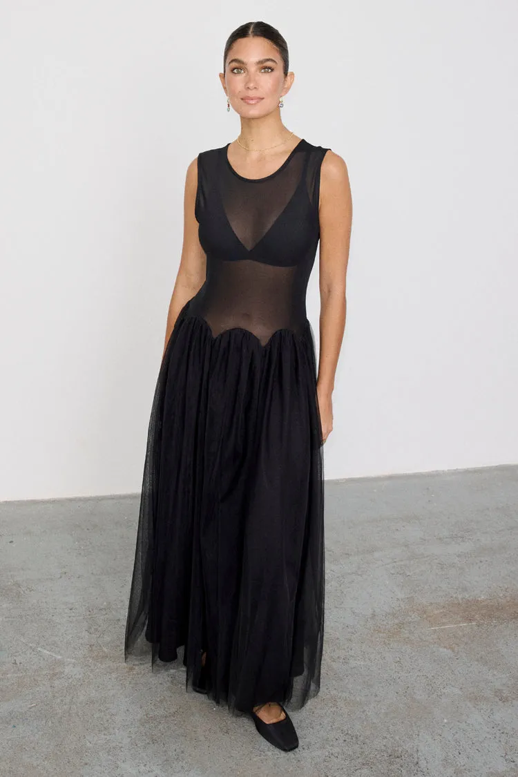 Black Mesh Monika Dress sold by Never Fully Dressed product image thumbnail 2