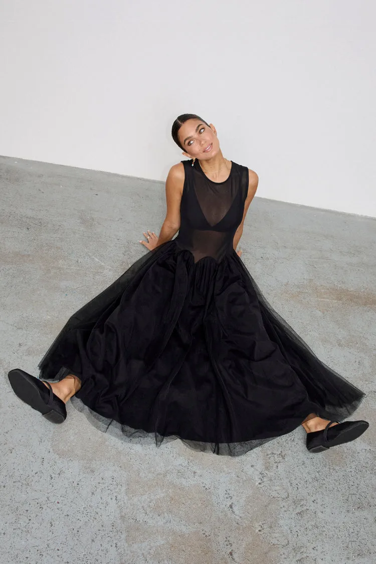 Black Mesh Monika Dress sold by Never Fully Dressed product image thumbnail 3