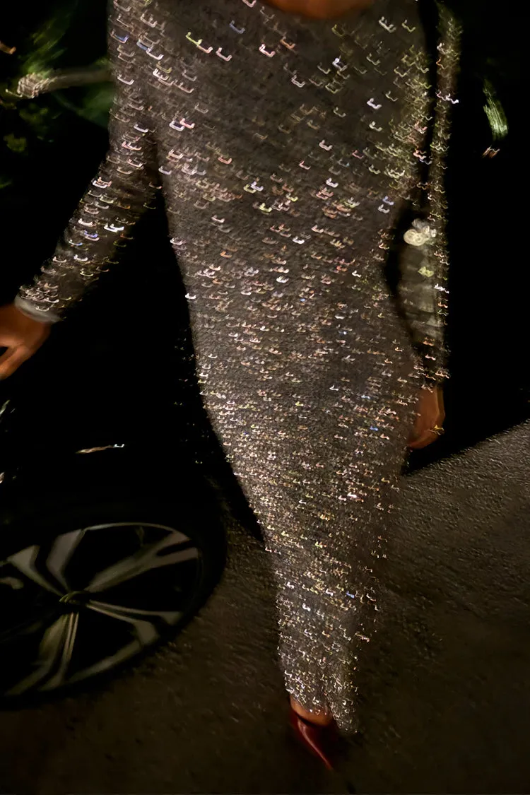 Gunmetal Sequin Soho Dress sold by Never Fully Dressed product image thumbnail 2