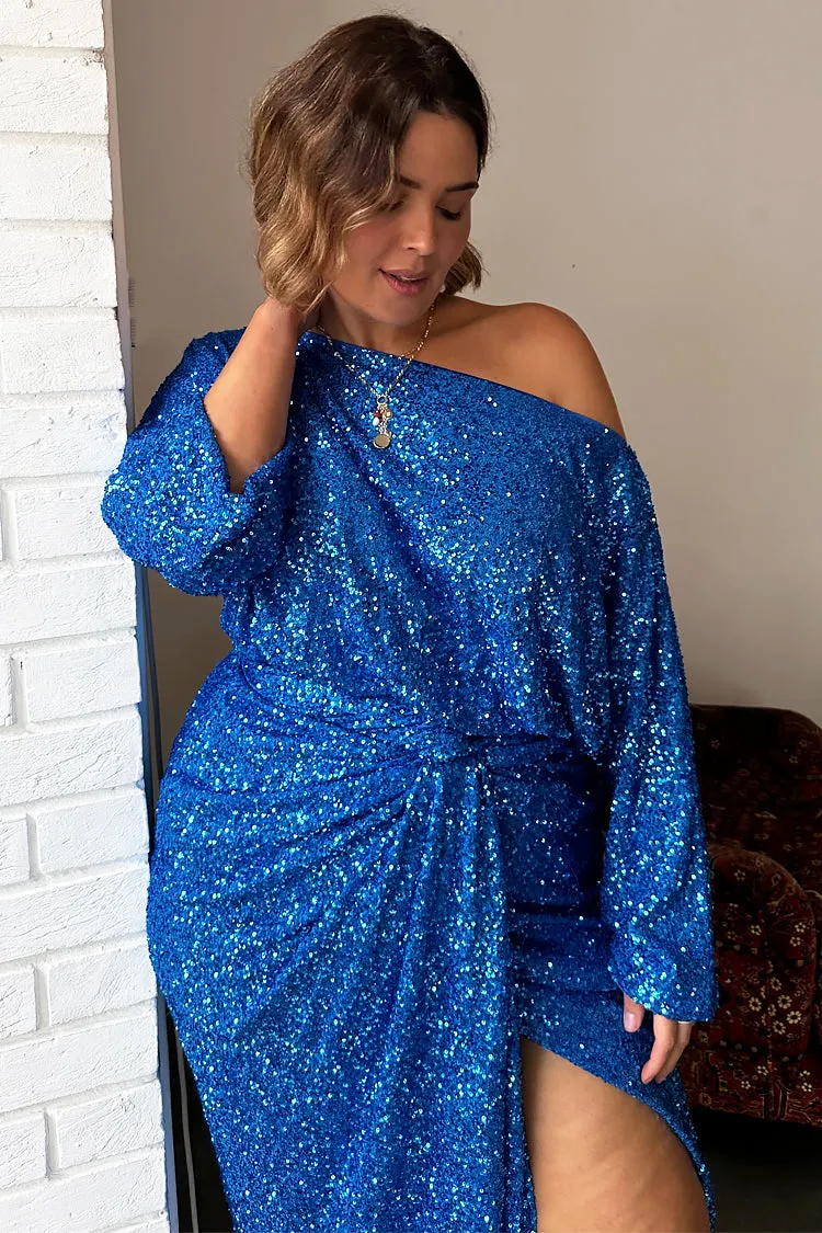 Blue Sequin Tilly Top sold by Never Fully Dressed product image thumbnail 4