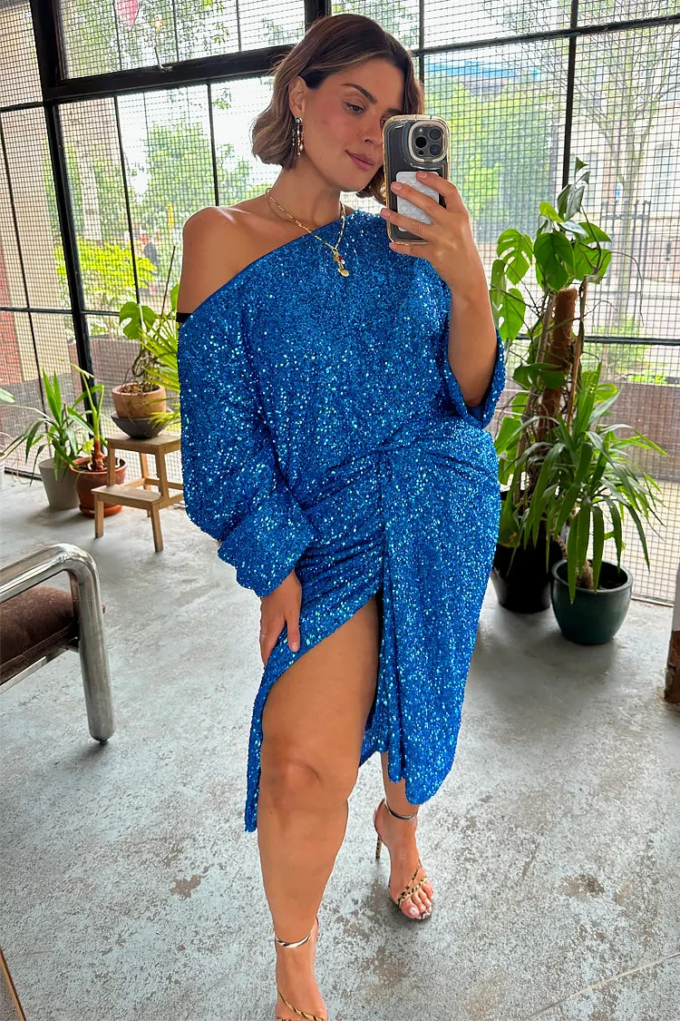 Blue Sequin Tilly Top sold by Never Fully Dressed product image thumbnail 2