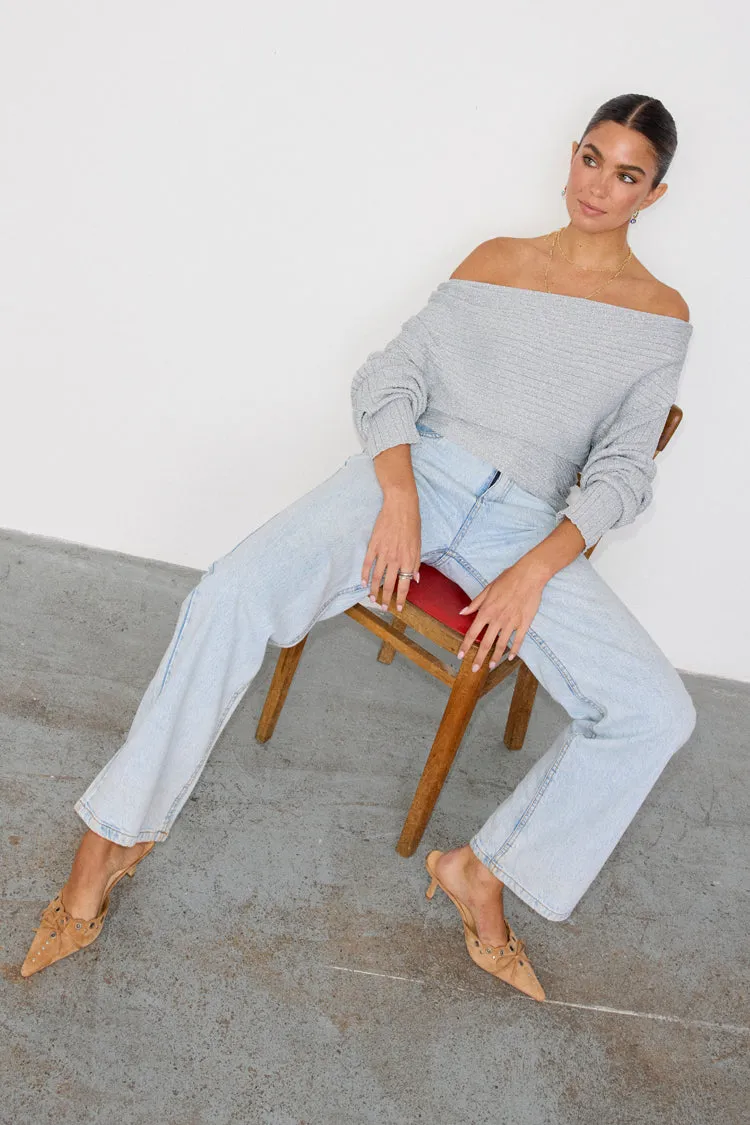 Silver Rib Knit Tilly Top sold by Never Fully Dressed product image thumbnail 5