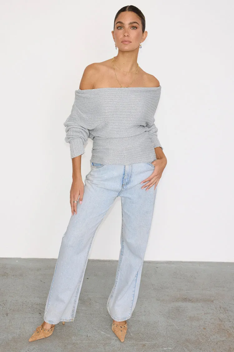 Silver Rib Knit Tilly Top sold by Never Fully Dressed product image thumbnail 3