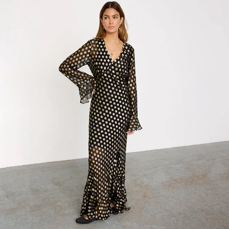 Black Sparkle Kitti Dress sold by Never Fully Dressed