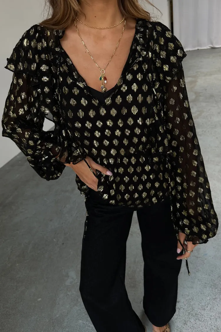 Black Primrose Blouse sold by Never Fully Dressed product image thumbnail 4