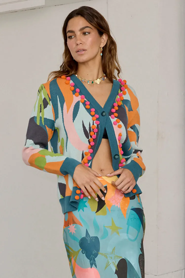 Balearic Forrest Cardigan sold by Never Fully Dressed product image thumbnail 4