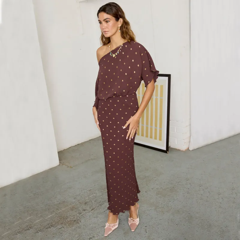 Chocolate Tilly Dress Petite sold by Never Fully Dressed