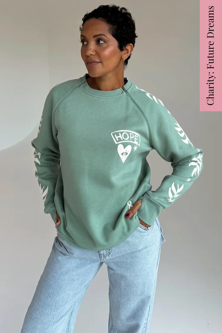 Sage Sundazed Accessible Sweatshirt sold by Never Fully Dressed product image thumbnail 2