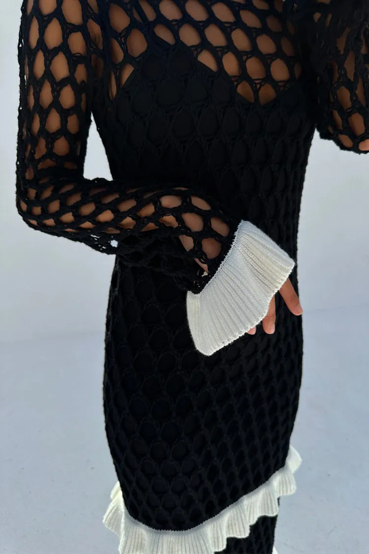Mono Crochet Chloe Dress sold by Never Fully Dressed product image thumbnail 3