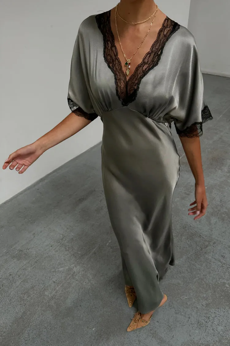 Charcoal Clara Dress sold by Never Fully Dressed product image thumbnail 4