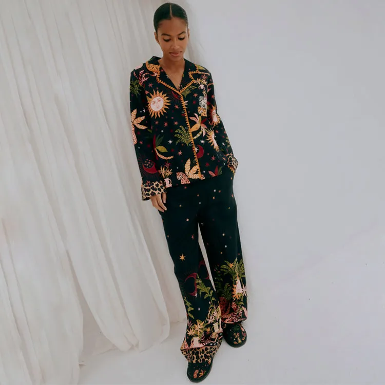 Black Moonlight Pyjamas sold by Never Fully Dressed