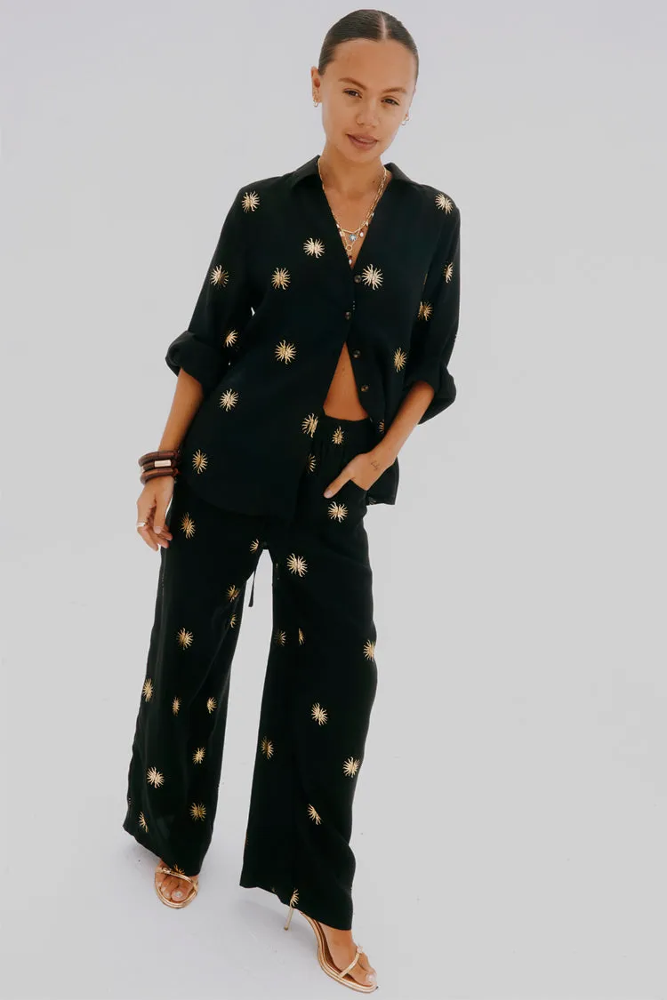 Gold Sun Elissa Trousers sold by Never Fully Dressed product image thumbnail 2