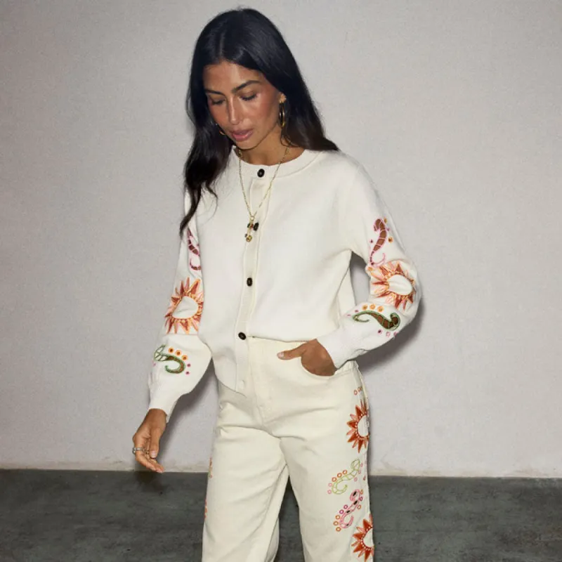 Cream Enchanted Cardigan sold by Never Fully Dressed