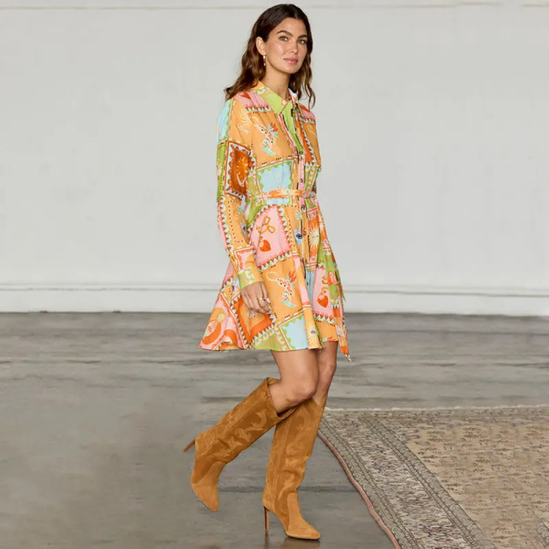 Soller Mini Lauren Shirt Dress sold by Never Fully Dressed