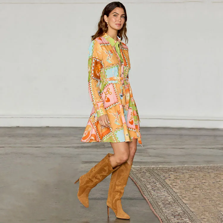 Soller Mini Lauren Shirt Dress sold by Never Fully Dressed