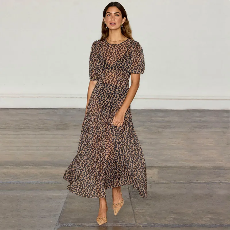 Leopard Lucia Dress Petite sold by Never Fully Dressed