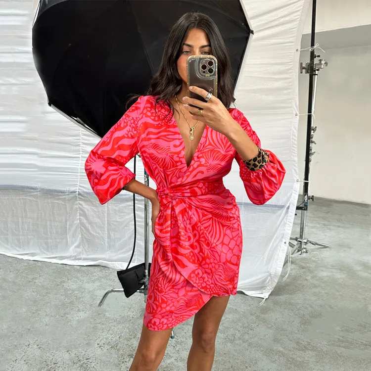 Valentine Animal Mini Vienna Dress sold by Never Fully Dressed