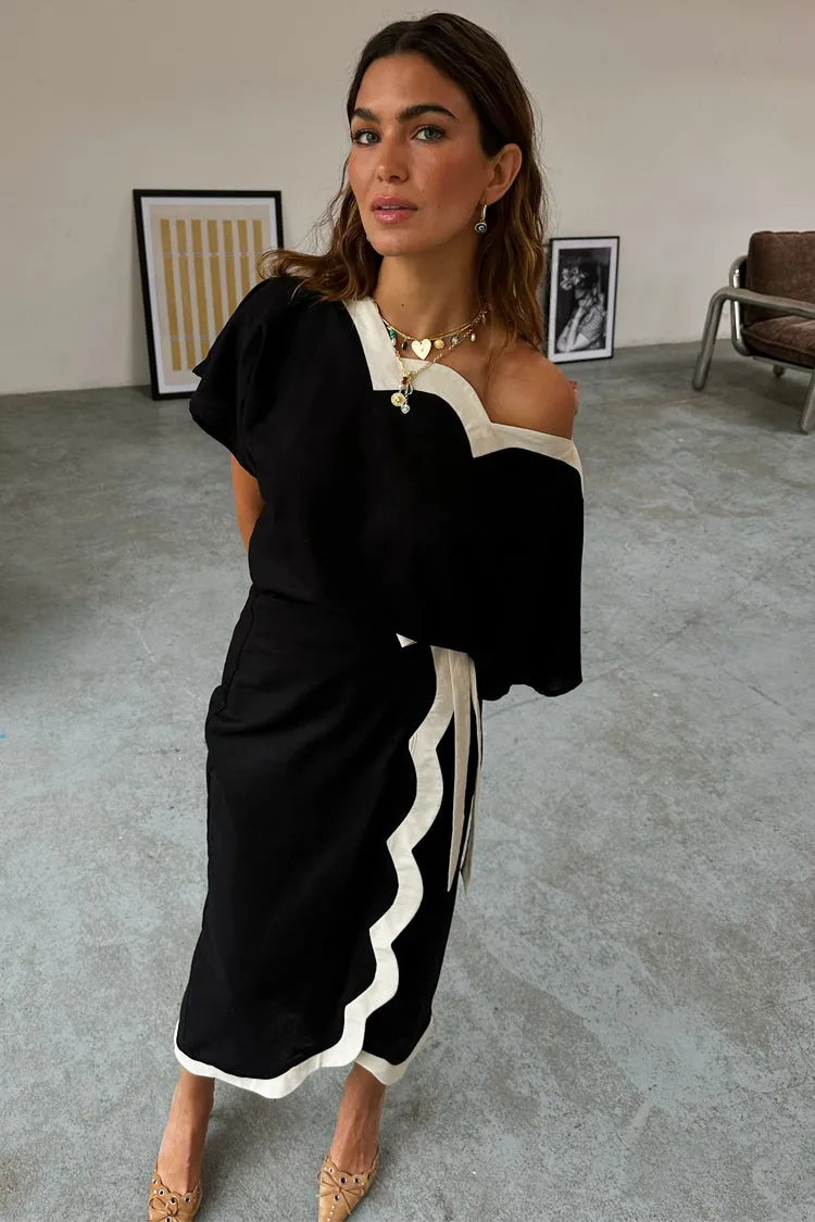 Mono Scallop Jaspre Skirt sold by Never Fully Dressed product image thumbnail 3