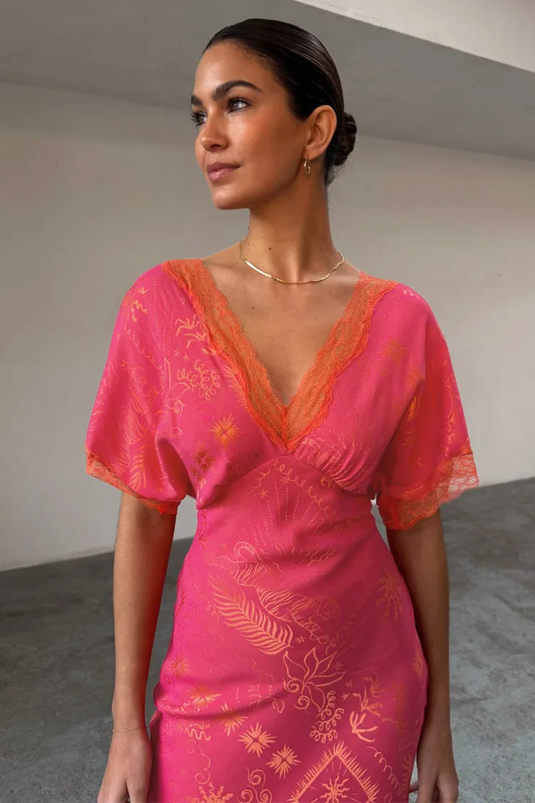 Pink Safari Thea Maxi Dress Petite sold by Never Fully Dressed product image thumbnail 3